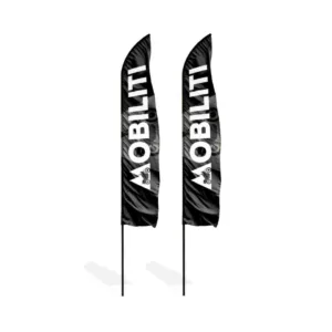 DISPLAY BANDERA TIPO "PLUMA" KNIFE FLAG, 5.60M (80*410cm)