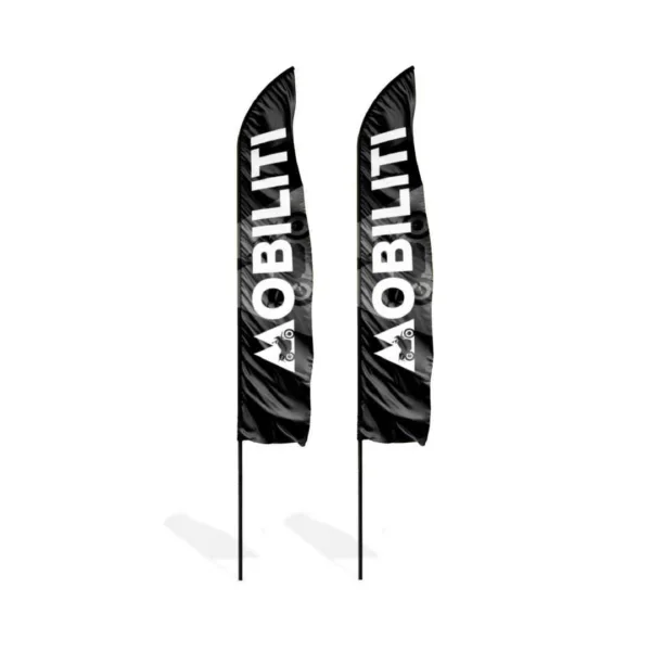 DISPLAY BANDERA TIPO "PLUMA" KNIFE FLAG, 5.60M (80*410cm)