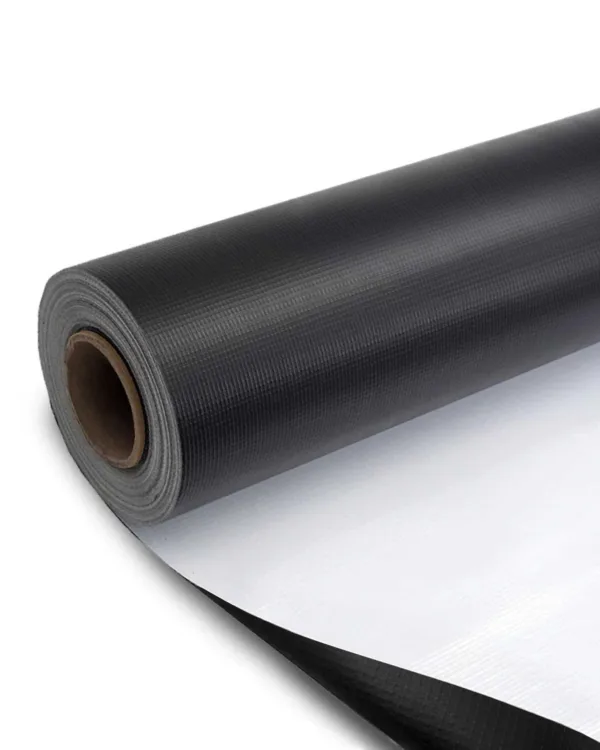 Lona Promocional 9oz. - BRILLANTE BLANCO/NEGRO, 220CM*50MT