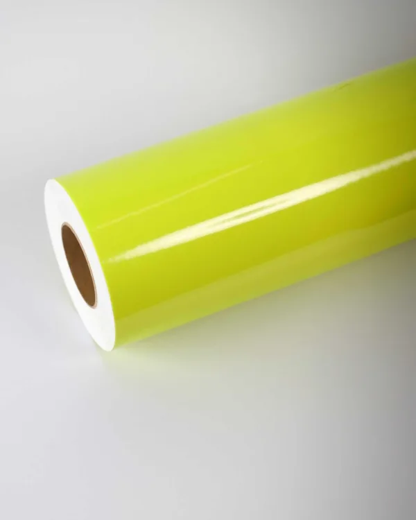 Vinil de Corte Fluorecentes - AMARILLO 9001, 122CM*1MT (X METROS)