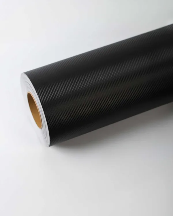 Vinil de Corte Fibra de Carbón - NEGRO, 122CM*1MT (X METROS)