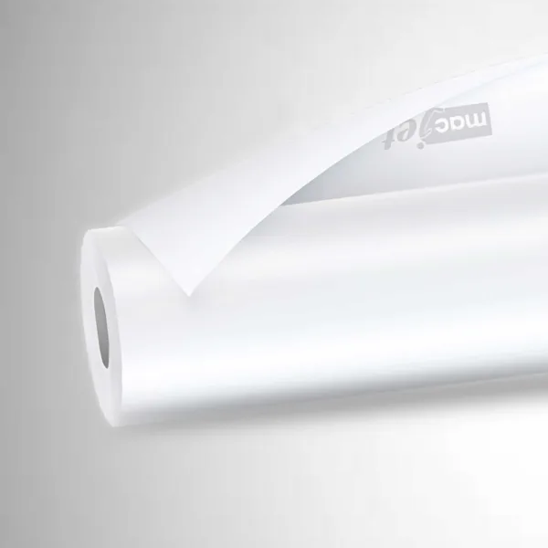 Vinil de Impresión HIGH TACK MacJet - BRILLANTE BLANCO/BLANCO, 106CM*50MT