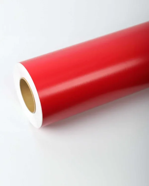 Vinil de Corte Polimérico Translucido - ROJO SM5-65, 122CM*1MT (X METROS)