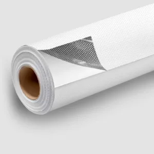 Vinil de Impresión Vinil Microperforado - BRILLANTE BLANCO/NEGRO, 106CM*50MT (X ROLLOS)