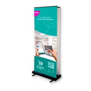 Roll-Up doble Lado para Exterior  80CMX200CM