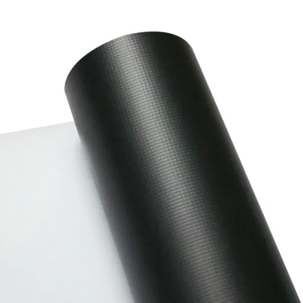 Lona Brillante 13oz. - BLANCO NEGRO, 160CM*50MT
