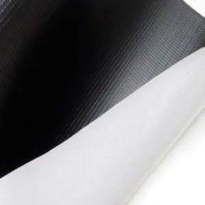 Lona Brillante 10oz. - BLANCO NEGRO, 220CM*50MT