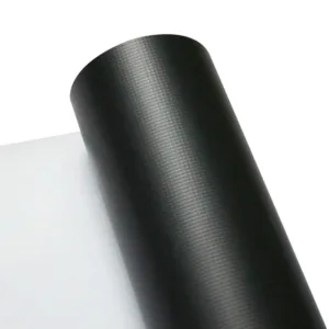 Lona Brillante 13oz. - BLANCO NEGRO, 110CM*50MT
