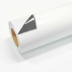 Vinil de Impresión Removible MacJet - BRILLANTE BLANCO/GRIS, 127CM*50MT