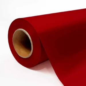 Vinil de Corte Polimérico Translucido - ROJO SM5-65, 122CM*50MT (X ROLLOS)